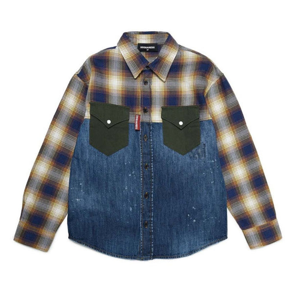 Checked Denim Shirt