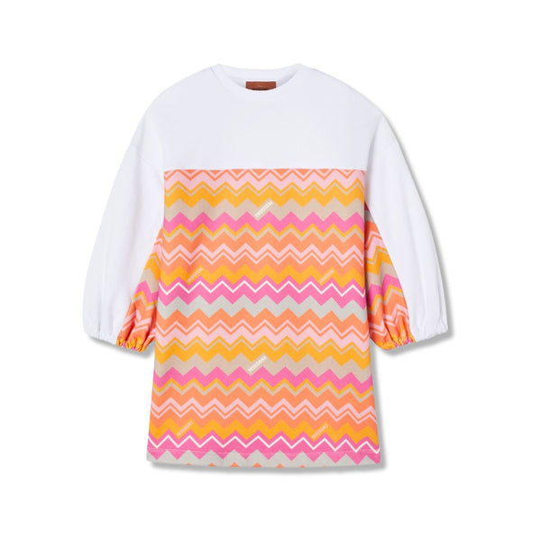 Girls Multi-Color Geometric-Print Dress
