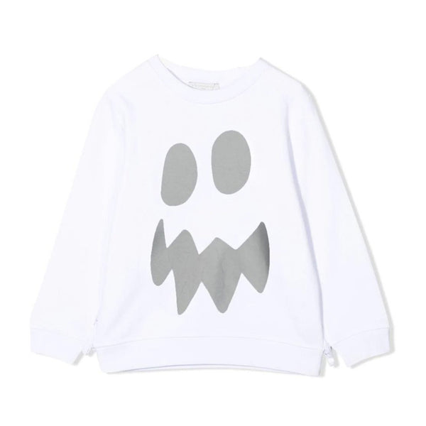 Grey Monster Print Sweatshirt