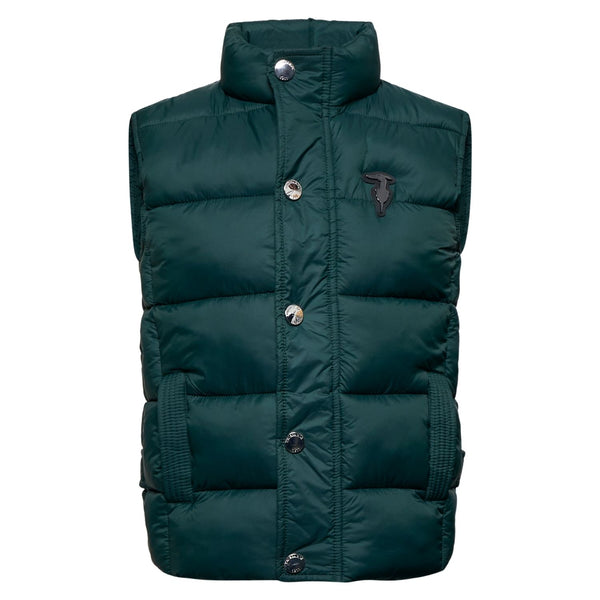 Boys Green Logo-Patch Gilets