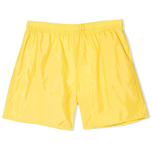 Yellow logo Print Swim Shorts
