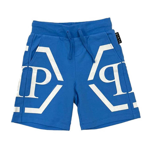 Blue Logo Bermuda Shorts