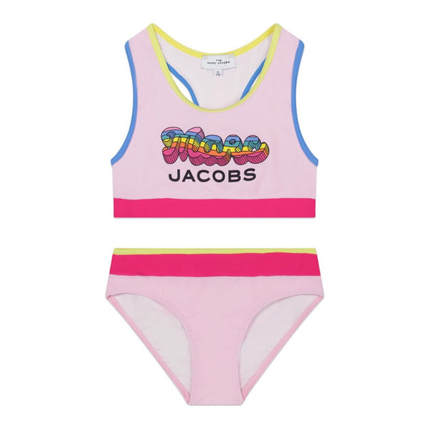 Girls Pink Logo Bikini
