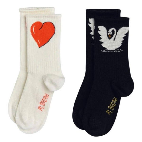 Boys Swan 2-Pack Socks