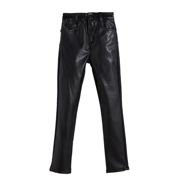 Girls High-Rise Skinny Trousers