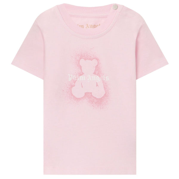 Baby Girls Bear Logo-Print T-Shirt