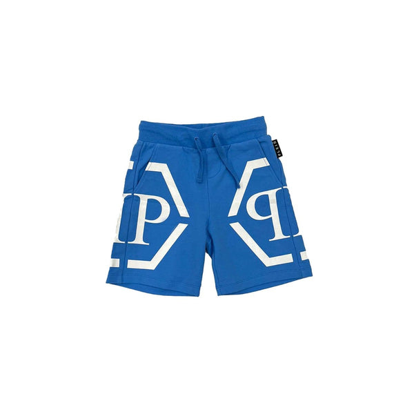 Blue Logo Bermuda Shorts