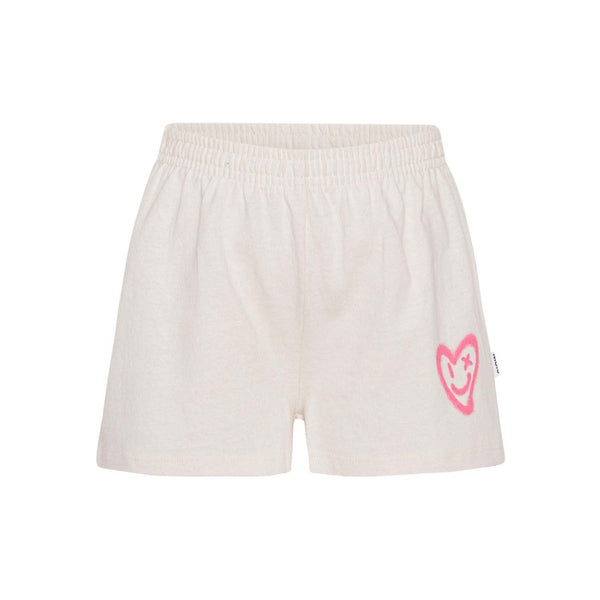 Girls Off-White Heart-Print Shorts
