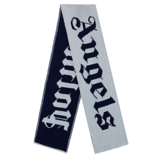 Boys Blue Logo-Print Knitted Scarves