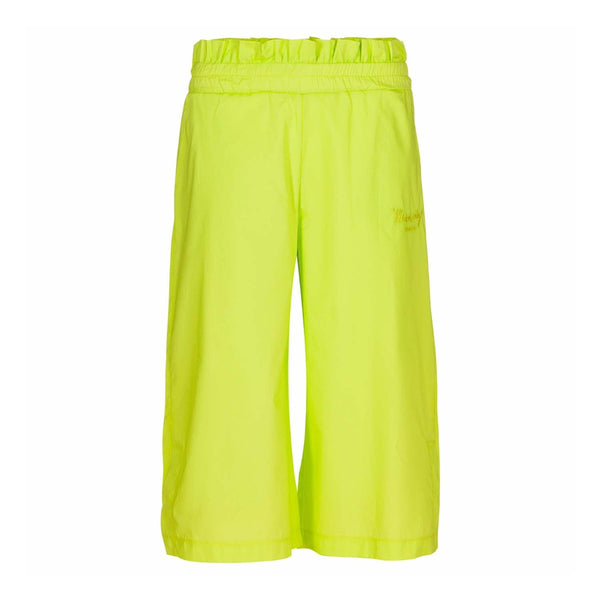 Green Broad Leg Pants