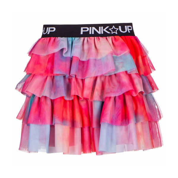 Colorful Ruffled Skirt