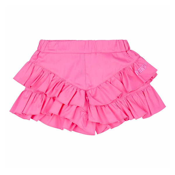 Pink Ruffled Shorts