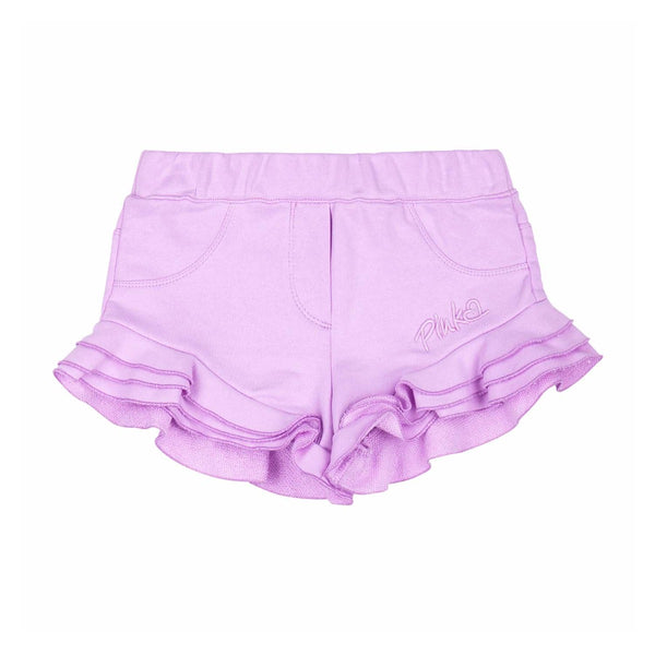 Purple Frilled Shorts
