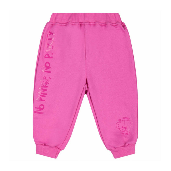 Pink Printed Joggers