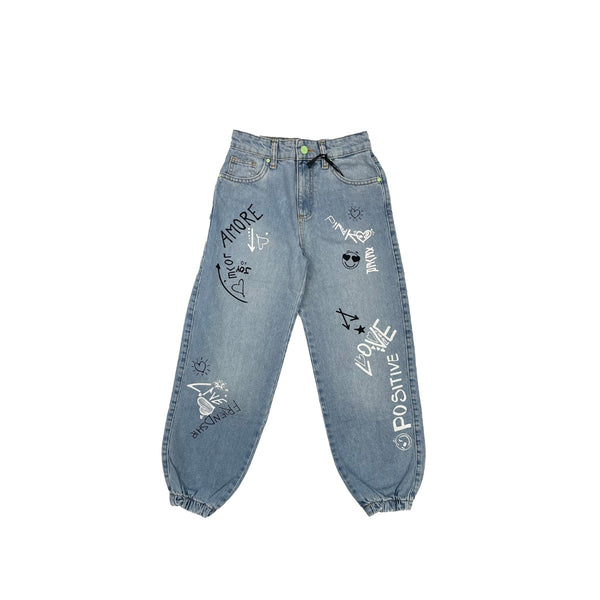 Blue Denim Jeans Girls