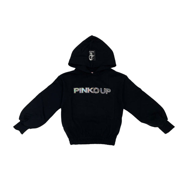 Black Logo Hoodie For Girls