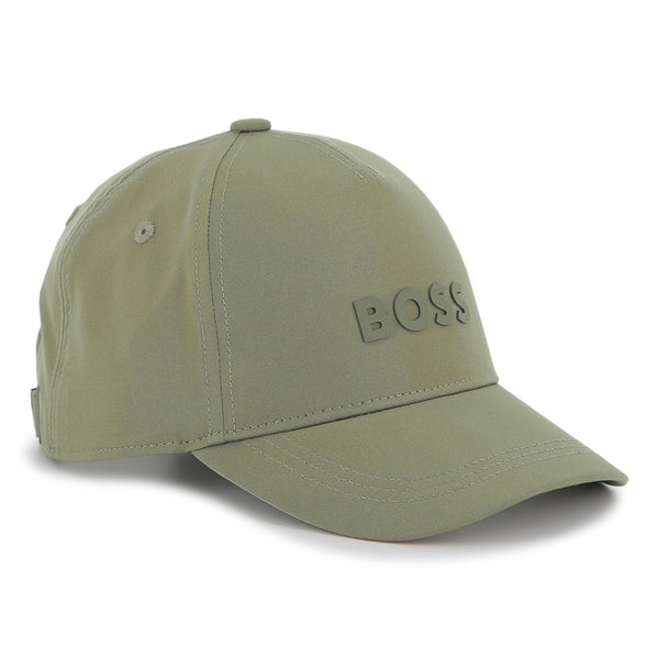 Unisex Khaki Green Logo-Patch Cap