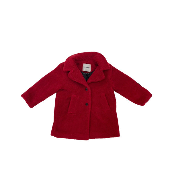 Red Wool Jacket For Girls