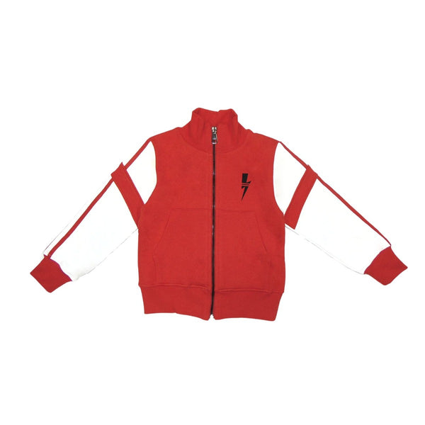 Boys Red Sweat Jacket