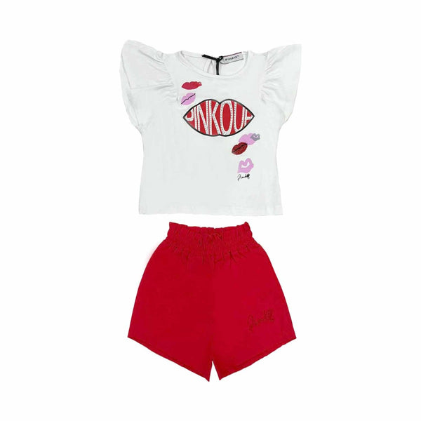 Girl Pink Cotton T-Shirt