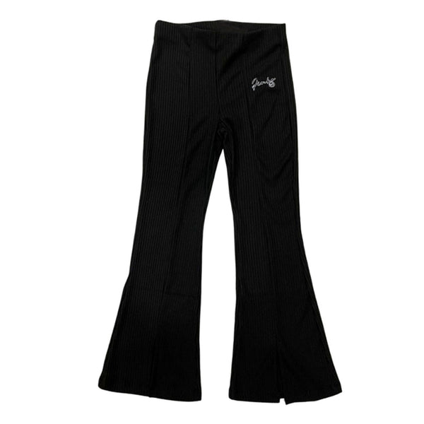 Girl Black Logo Leggings