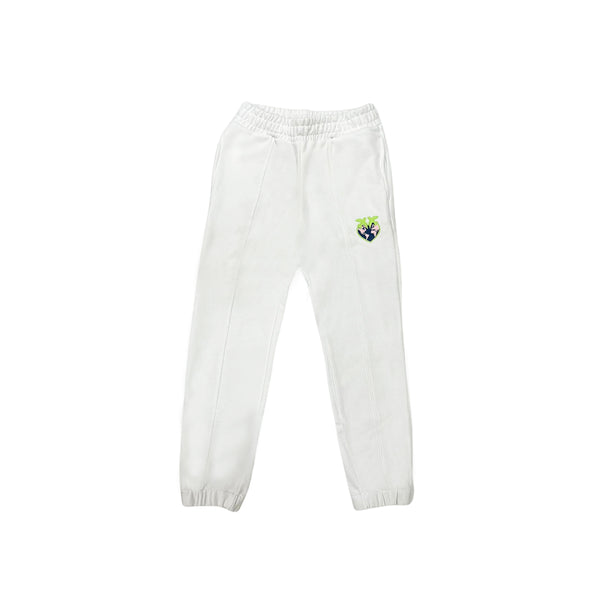 Girl White Denim Jogger