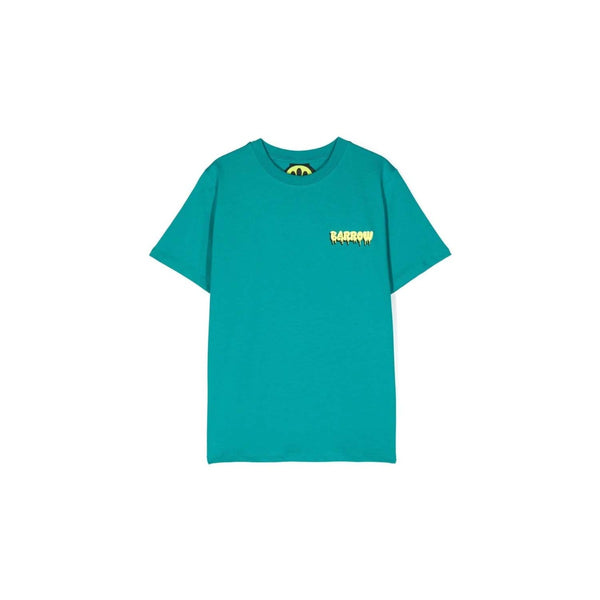 Barrow Kids Logo-Print Dripped T-Shirt