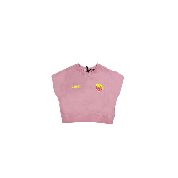 Girl Pink Cotton T-Shirt