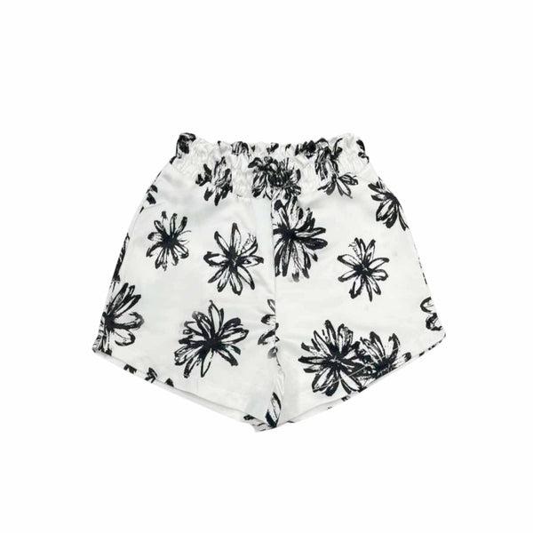 Girl White Logo Short