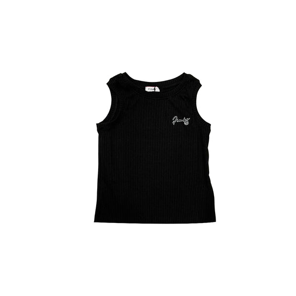 Girl Black Polyester T-Shirt