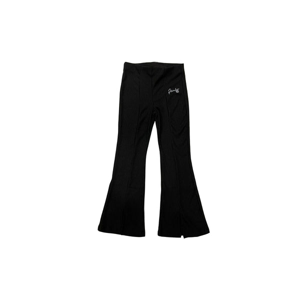 Girl Black Logo Leggings