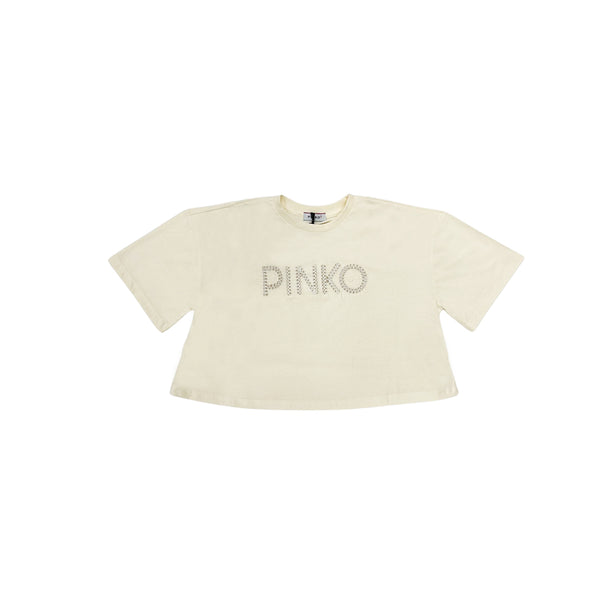 Girl Cream Cotton T-Shirt