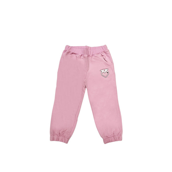 Girl Pink Cotton Jogger
