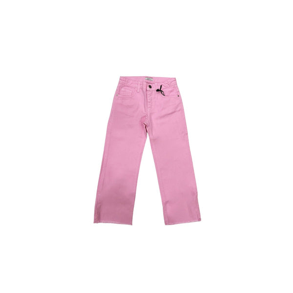 Girl Cotton Pink Denim Jeans