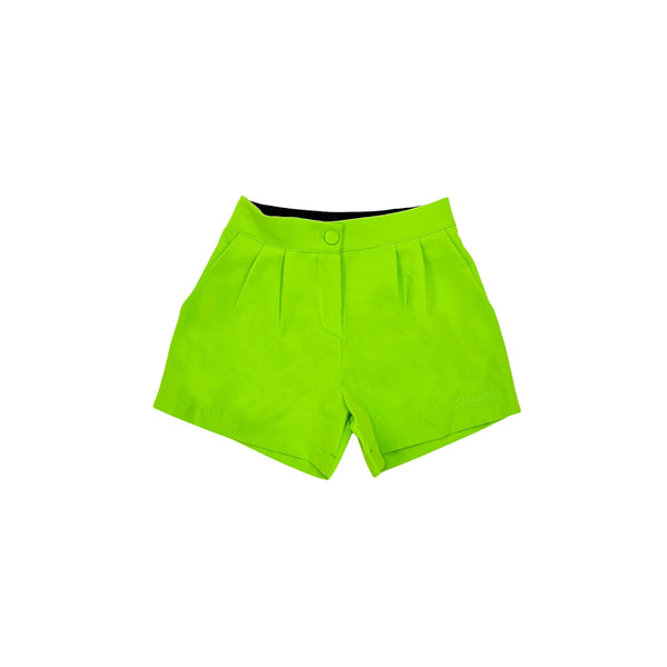 Girl Green Cotton Shorts