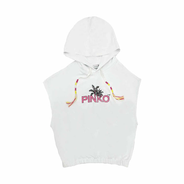 Girl White Cotton T-Shirt