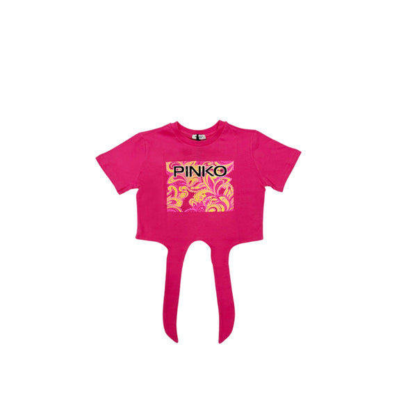 Girl Pink Cotton T-Shirt