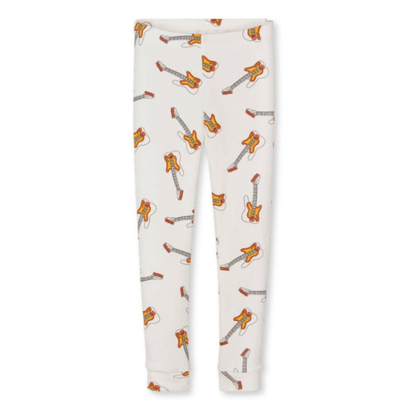White Organic Cotton Guitar Leggings