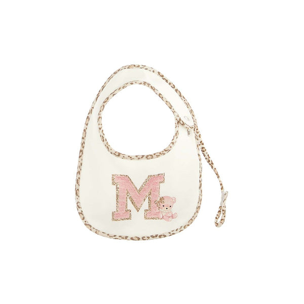 Baby Girls Ivory Cotton Bib