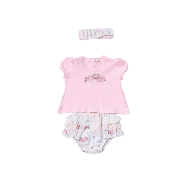 Baby Girls Pink T-Shirt Set