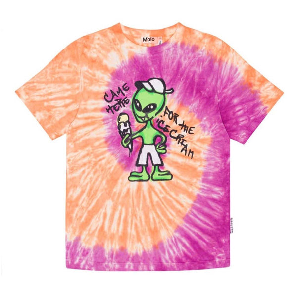 Boys Purple Alien Tourist Print T-Shirt