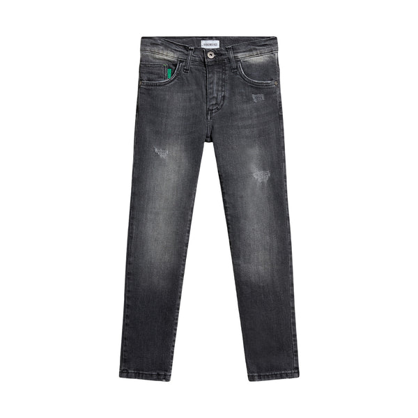Boys Black Denim Fit Jeans