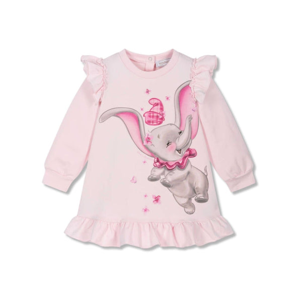 Baby Girls Pink Cotton Disney Dress