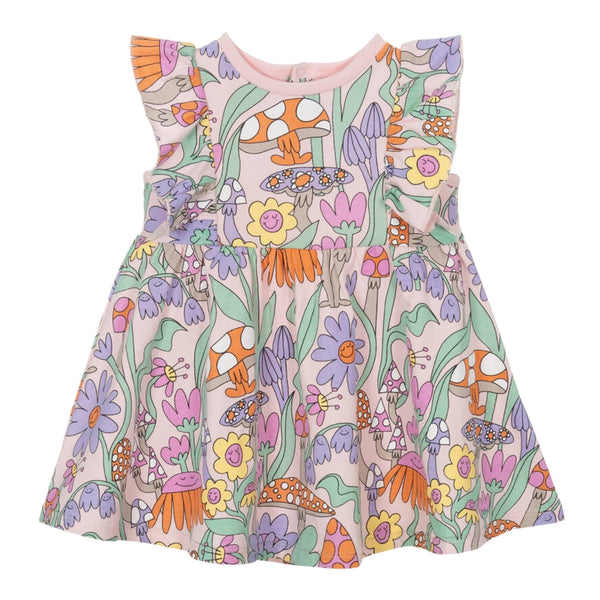 Baby Girls Pink Cotton Fairy Dress