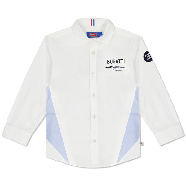 Baby Boys White Logo-Print Shirt