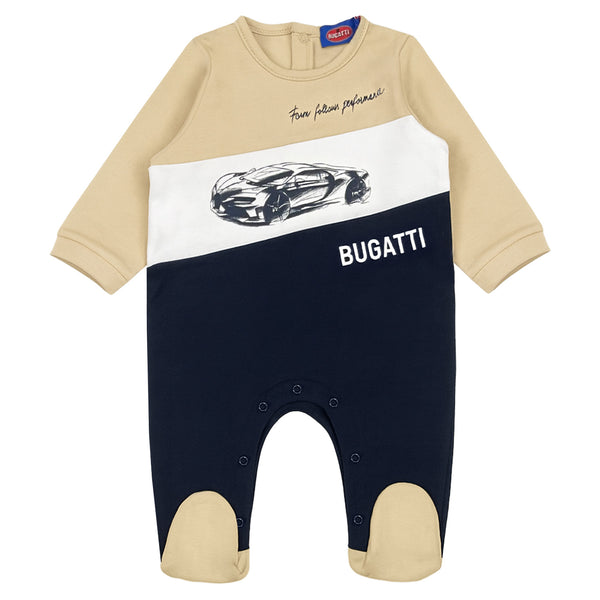 Baby Boys Multi Sports Car & Logo-Print Romper