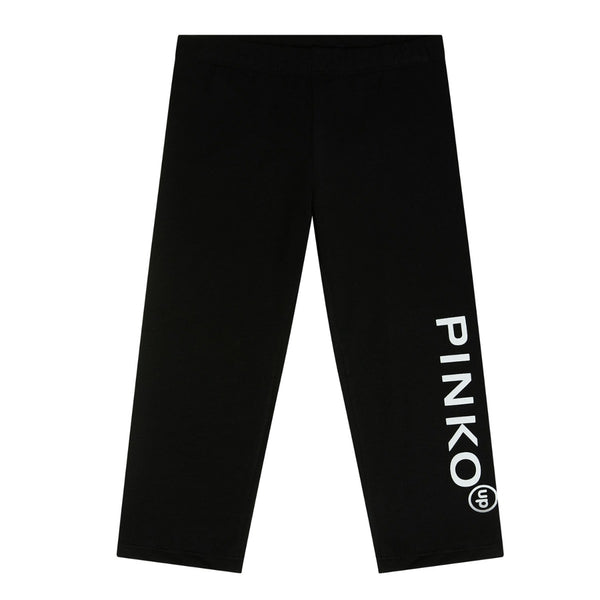 Black Pinko Leggings In Stretch Cotton