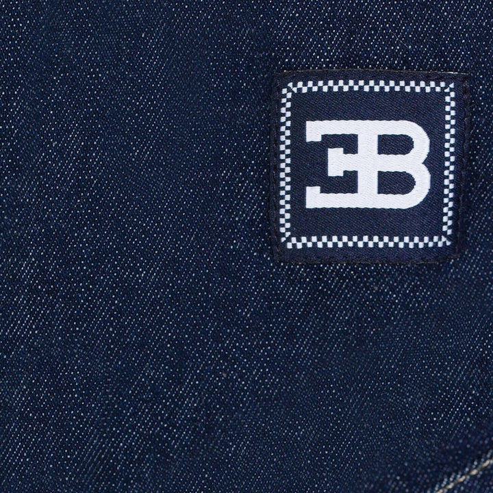 Bugatti Boys Blue Logo-Patch Jeans