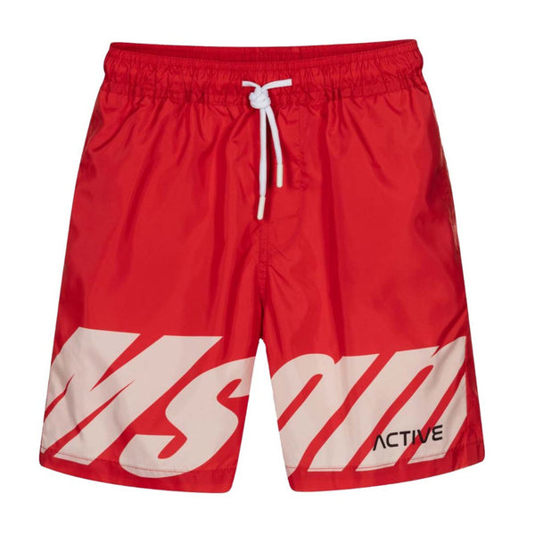 Boys Red Swim Shorts