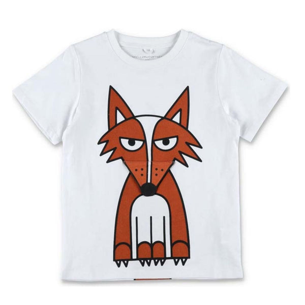 White Cotton Fox T-Shirt